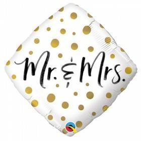 18 DIAMOND MR & MRS GOLD DOTS                5PZ MC100