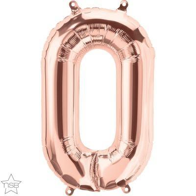 LETTER O ROSE GOLD 16 NSB      5PZ MC50