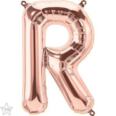 LETTER R ROSE GOLD 16 NSB      5PZ MC50