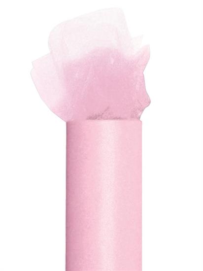 TULLE 30CM X 20MT LIGHT PINK        1PZ