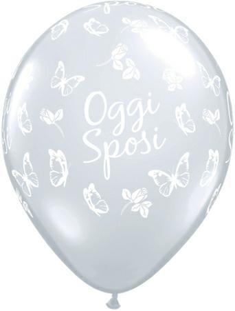 5RND ST OGGI SPOSI BUTTERFLY DIAMOND CLEAR    1BAG=100PZ MC20