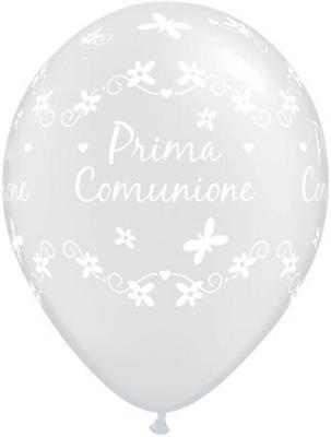 5RND ST PRIMA COMUNIONE BUTTERFLY D.CLEAR     1BAG=100PZ MC10