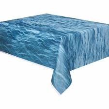 OCEAN WAVES RECTANGULAR PLASTIC TABLE COVER, 54X108 PZ.  MC. 72