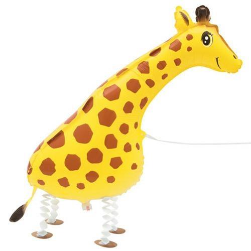 WALKING PET GIRAFFE FOIL BALLOON PZ.  MC. 180