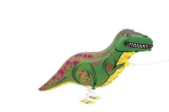 WALKING PET T-REX FOIL BALLOON PZ.  MC. 180