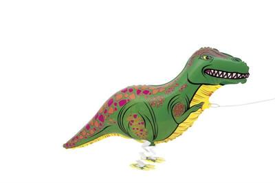 WALKING PET T-REX FOIL BALLOON PZ.  MC. 180