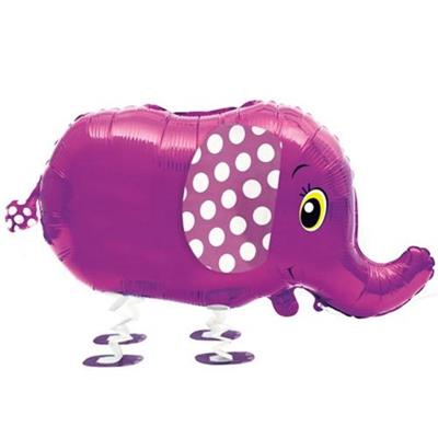 WALKING PET ELEPHANT FOIL BALLOON PZ.  MC. 180