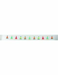 POM POM MINI HAT GARLAND, 7 FT PZ. 12 MC.72