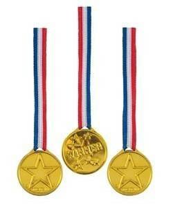 WINNER MEDAL FAVORS, 5CT PZ.  MC. 144