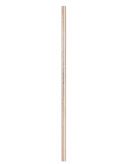 10 ROSE GOLD FOIL PAPER STRAW PZ. 12 MC. 72