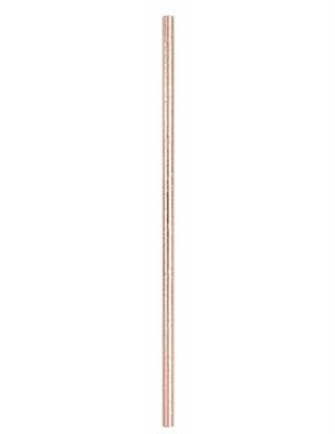 10 ROSE GOLD FOIL PAPER STRAW PZ. 12 MC. 72