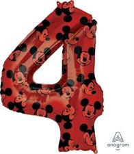 BIG SIZE MICKEY MOUSE NUMBER 4   5PZMC 40