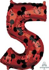 MID SIZE MICKEY MOUSE NUMBER 5   5PZMC 40
