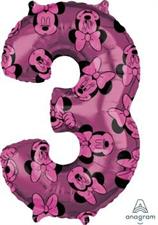 MID SIZE MINNIE MOUSE NUMBER 3   5PZMC 40