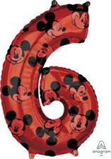 MID SIZE MICKEY MOUSE NUMBER 6   5PZMC 40