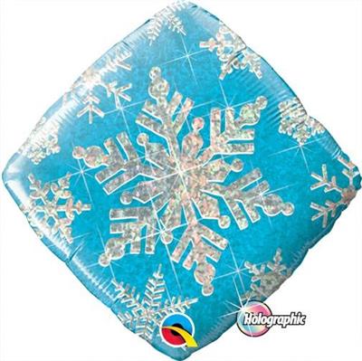 18 SNOWFLAKE BLUE HOLOGRAPHIC                5PZ MC100