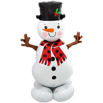 AIRLOONZ SNOWMAN 139CM              1PZ MC24