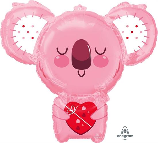 S SHAPE PINK KOALA BEAR   5PZMC100