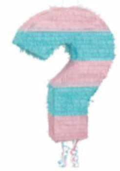 QUESTION MARK GENDER REVEAL PINATA PZ.  MC. 4