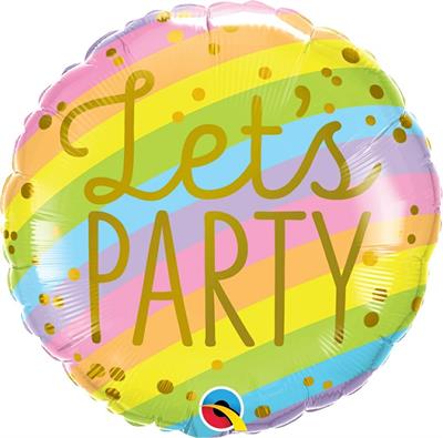 18 LET'S PARTY STRIPES                       5PZ MC100