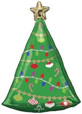 J/SHAPE FESTIVE CHRISTMAS TREE      5PZ MC100