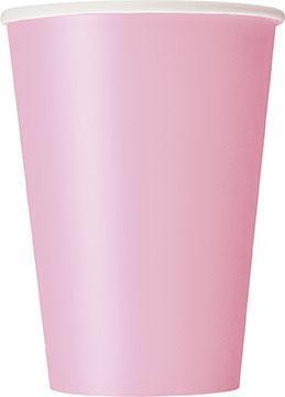 EU LOVELY PINK SOLID 9OZ PAPER CUPS 14CT PZ.MC. 12