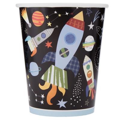 EU OUTER SPACE 9OZ PAPER CUPS 8CT PZ.MC. 72