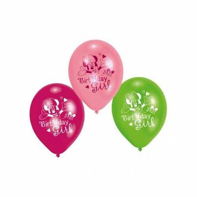 6 BALLOONS MINNIE MOUSE 6PZ. 10 MC. 450