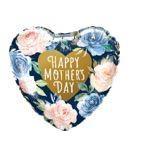 18 HEART MOTHER'S DAY PINK & BLUE ROSES      5PZ MC100