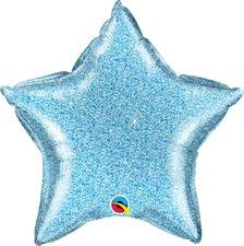 20 STAR GLITTERGRAPHIC LIGHT BLUE            5PZ MC100 PKG