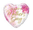 18 HEART MOTHER'S DAY PINK WATERCOLOUR       5PZ MC100