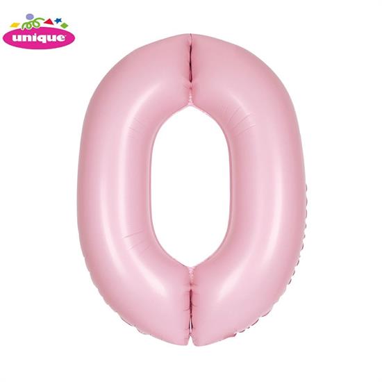 LOV.PINK NUMBER 0  FOILBALLOON 34, PACKAGED PZ. 5 MC. 100