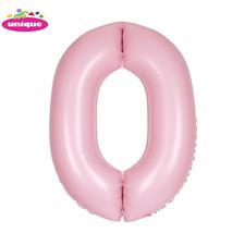 LOV.PINK NUMBER 0  FOILBALLOON 34, PACKAGED PZ. 5 MC. 100