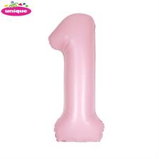 LOV.PINK NUMBER 1 FOILBALLOON 34, PACKAGED PZ. 5 MC. 100