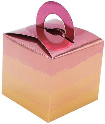 BALLOON WEIGHTS BOXES ROSE GOLD               6PZ MC24