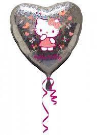 VVV HELLO KITTY HEAD 18/45CM HEART   5PZ