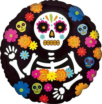 18 DAY OF THE DEAD SKELETON      5PZ