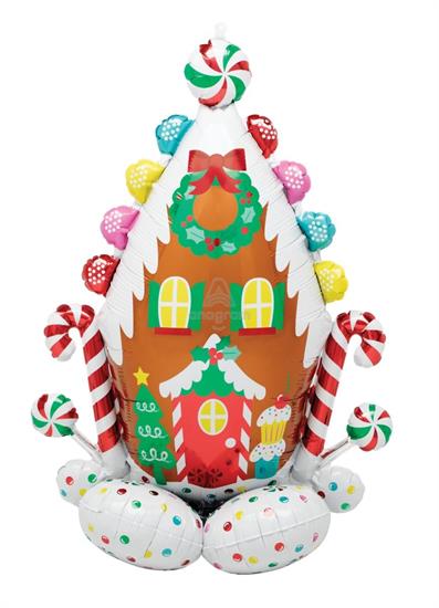 AIRLOONZ GINGERBREAD HOUSE 129CM 1PZMC 24