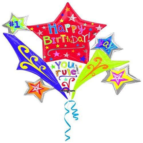 BBB BIRTHDAY STARS CONNEXT SUPERSHAPE PZ. 5