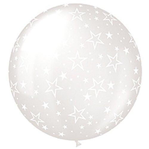 BBB BALLOON 1M CELE:STARS CLEARPZ. 1 MC. 50