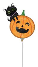 MINI SHAPE HALLOWEEN CAT & PUMPKINS  1PZMC. 500